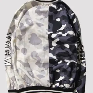 WGM Camo Shark Varsity Jacket