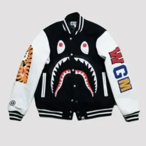 WGM Camo Shark Varsity Jacket