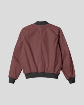 Brown Plain Bomber Unisex Jacket_1