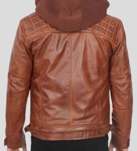 Johnson Mens Quilted Tan Bomber Jacket_1