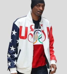 Snoop Dogg Olympic USA 2024 Bomber Jacket_1