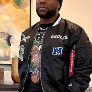 Kevin Hart Philadelphia Eagles Bomber Jacket_1