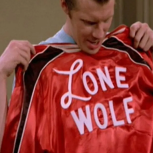 Lenny 1950s Lone Wolf Bomber Jacket